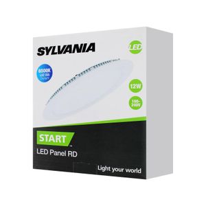 Panel Led Empotra Redondo 12W L/Blanca Start - SYLVANIA