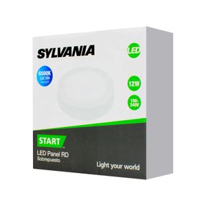 Panel Led Sobrep Redondo 12W L/Blanca Start - SYLVANIA