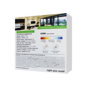 Panel Led Sobrep Redondo 18W L/Blanca Start - SYLVANIA