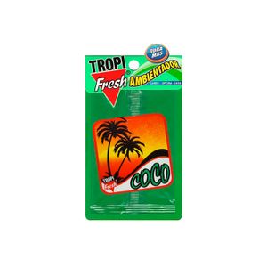 Ambiental colgante de uso automotriz con aroma a coco - TROPI FRESH