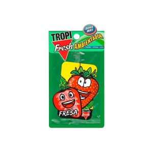 Ambiental colgante de uso automotriz con aroma a fresa - TROPI FRESH