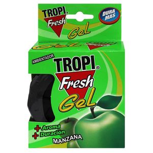 Ambiental en gel de 120 gr con aroma a manzana verde - TROPI FRESH