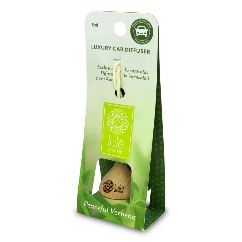 Ambiental-para-auto-con-recipiente-de-vidrio-y-difusor-de-fragancia-con-aroma-a-peaceful-verbena--5-ml