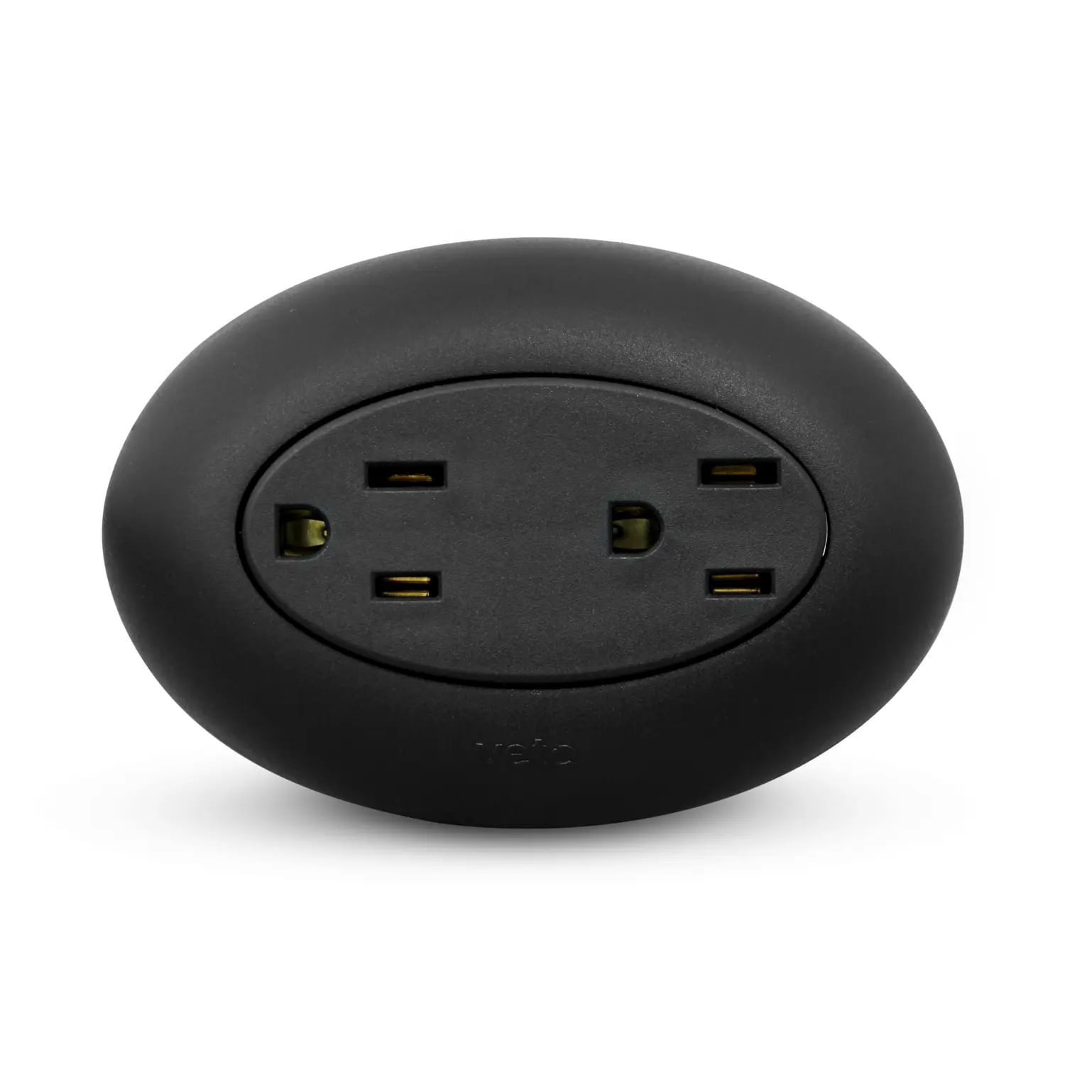 MIXTO USB + TOMACORRIENTE AMER 2P+E (NEGRO)