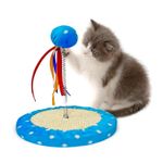 Juguete-para-gatos-con-base-rascadora-y-pelota-de-textura-suave-empotrada-a-un-resorte-de-22-cm