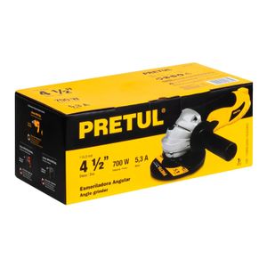 Amoladora multimaterial de 4-1/2 pulgadas de 700w a 11000 RPM - PRETUL