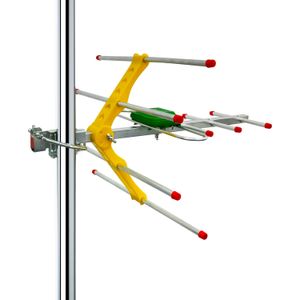 Antena exterior para TV de estructura de aluminio con brazos que mejoran la recepción de señal de imagen y sonido - DIGITAL KENYA