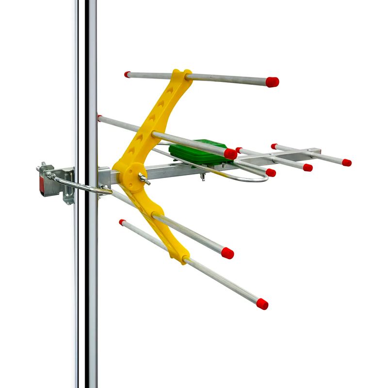 Antena television vhf exterior 5 elementos canales 5 10 antena