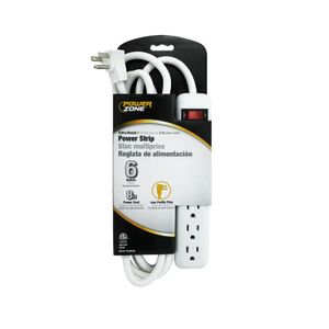 Regleta 6 Tomas 2.40M C/Protector Power Zone - POWER ZONE