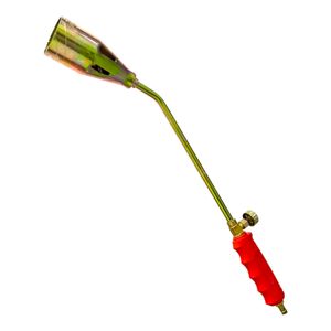 Antorcha de gas de metal con boquilla de 5 cm, extensión corta de 25 cm y válvula. Ideal para instalar láminas asfálticas - PLATINUM