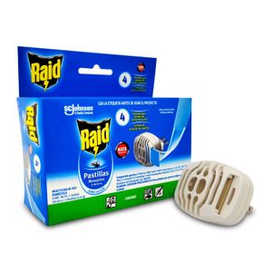 Repelente P/Moscos Raid Pastillas Y Aparato - RAID