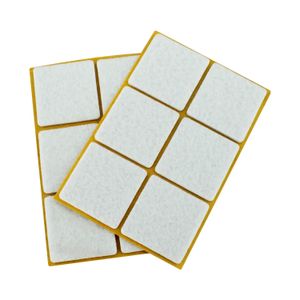Resbalon Rectangular Blanco 12Pz - WRT