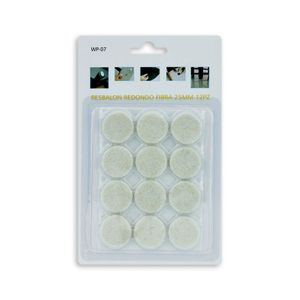 Resbalon Redondo Fibra 25Mm 12Pz - WRT