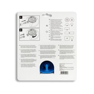 Aspersor plano de plástico con 8 patrones de rociado. Puede llegar hasta los 65 m2 de área de riego - AQUACRAFT