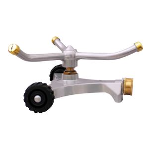 Aspersor Metalico C/Base 3 Brazos 2 Ruedas - LANDSCAPERS