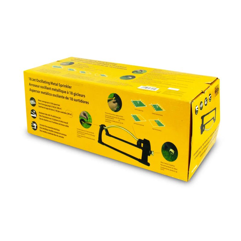 Aspersor-oscilatorio-de-18-surtidores-JETS-de-bronce-y-tubo-de-aluminio-con-una-cobertura-de-riego-de-agua-de-200-m2