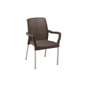Silla Shia Con Brazos Mocca Rimax - RIMAX