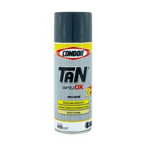 Spray Tan Antiox Gris Brillante 400Cm3 - CONDOR