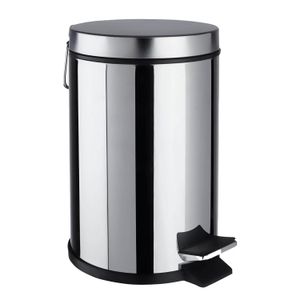 Tacho 20Lt Acero Redondo C/Pedal Espejo - EKO