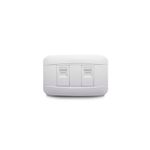 Tomadatos-Doble-Rj45-Blanco-Plata-Veto