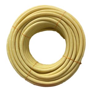 Tubo Anillado Flex 1 Plg Amarillo C/M - DALMAU