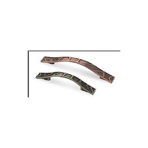 Tiradera 64Mm Curvo Bronce Decorado - WRT