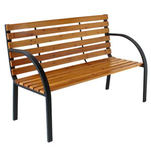 Banca Jardin Respaldo Madera 122X60X80Cm - ORGILL