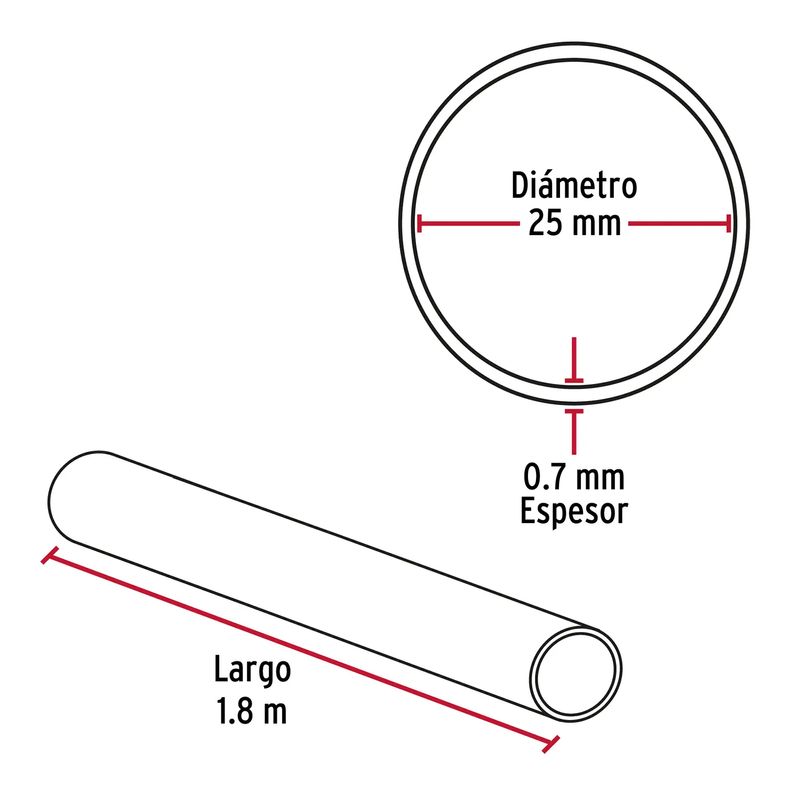 Redondo 1,8 mts. de diámetro