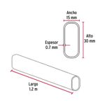 Tubo-Recto-Ovalado-Cromado-1.2Mts-Hermex