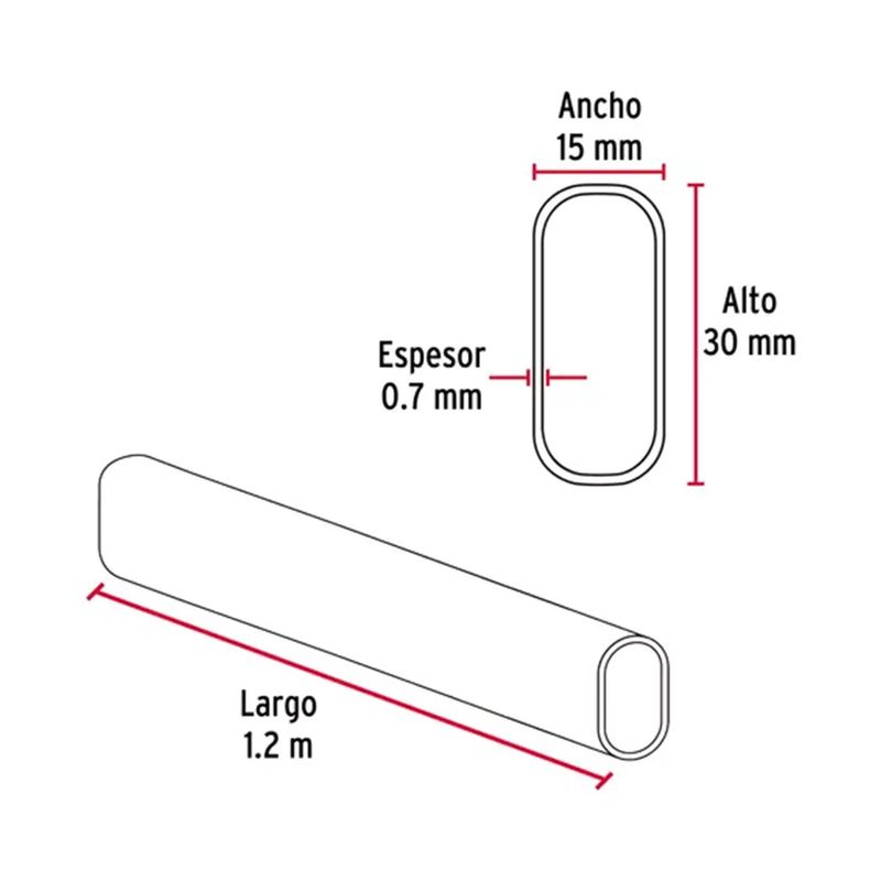 Tubo-Recto-Ovalado-Cromado-1.2Mts-Hermex