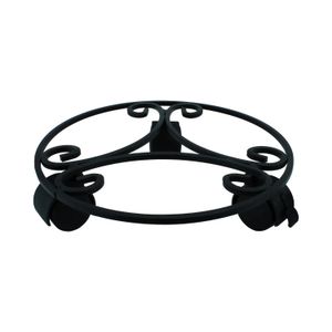 Base Metalica P/Maceta 10" C/Ruedas - BUYRITE