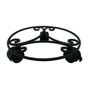 Base Metalica P/Maceta 12" C/Reudas - BUYRITE