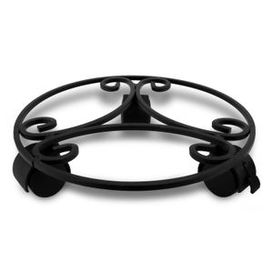 Base Metalica P/Maceta 14" C/Ruedas - BUYRITE