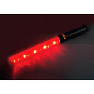Bastón luminoso de 53 cm con luz LED y clip para cinturón - TRUPER
