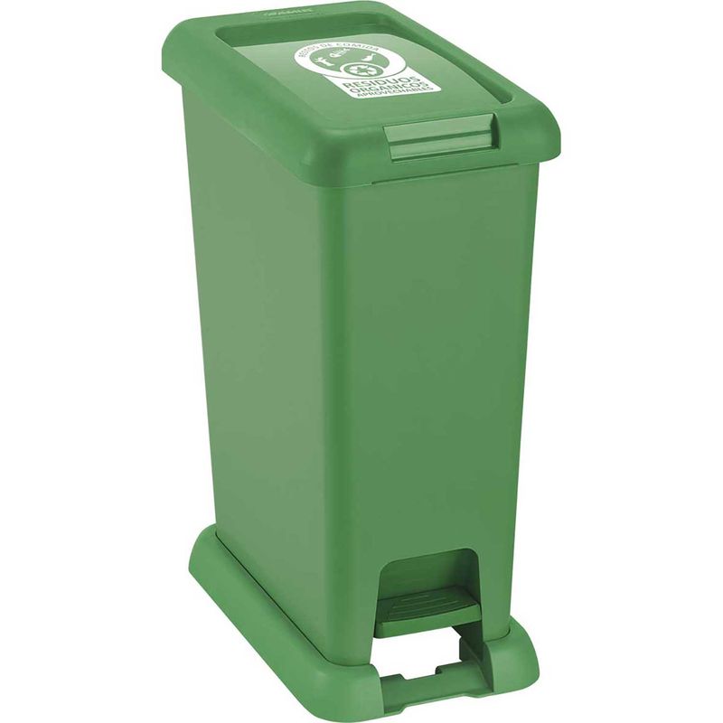 Basurero-35L-Verde-Organico-Aprovechable