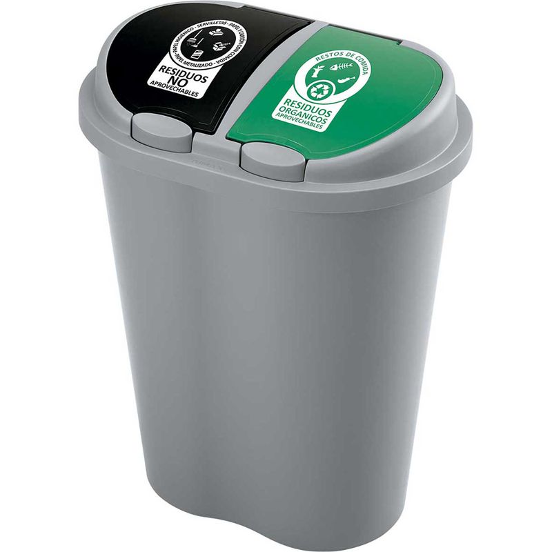 Basurero-50L-Doble-Negro-Verde