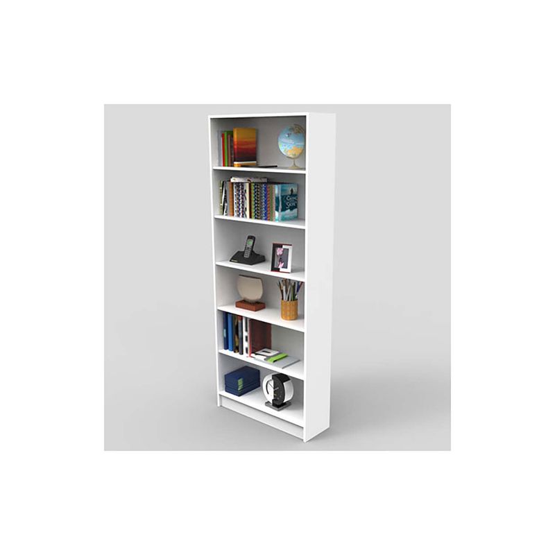 Biblioteca-Andy-6-Niv-Blanco-200X80X26