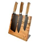 Juego-magnetico-de-cuchillos-de-acero-inoxidable-con-titanio.-Incluye-3-cuchillos-y-1-base-magnetica-de-madera