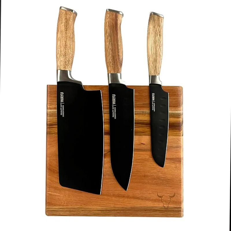 Organizador de cuchillo + 4 cuchillos Wayu