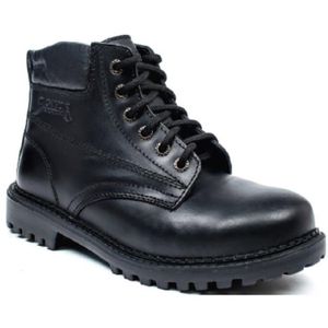 Botin 42 Negro Punta De Acero