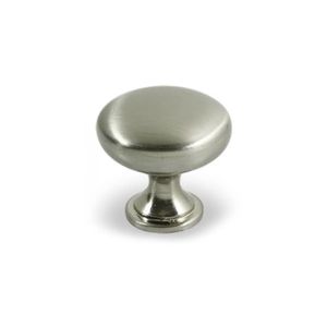 Boton Circulo Liso Plata - WRT