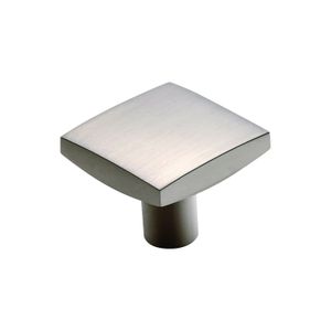 Boton Cuadrado Liso Plata - WRT