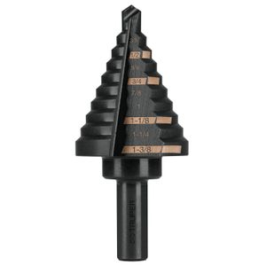 Broca escalonada óxido negro 10escalones 1/4 a 1-3/8, - TRUPER