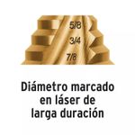 Broca-Escalonada-D-Titanio-7-16--1-1-8--12