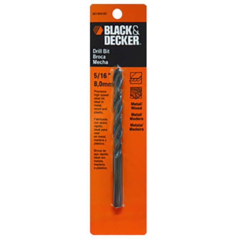 Broca-Hss-5-16--Black-Decker