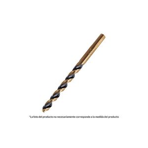 Broca HSS 5/32" Trugold para metal - TRUPER