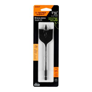 Broca plana de manita 1-1/2" para madera - TRUPER