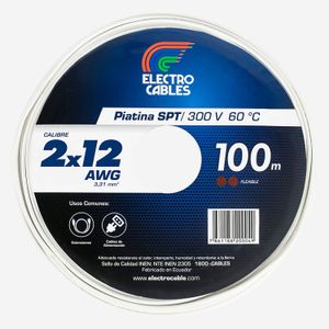 Cable gemelo de 12 awg - ELECTROCABLES