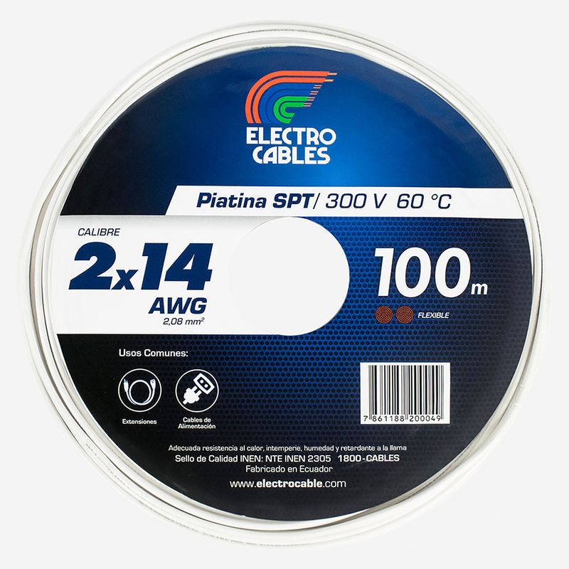 Cable-Gemelo-14-Awg-R100M-Electroca