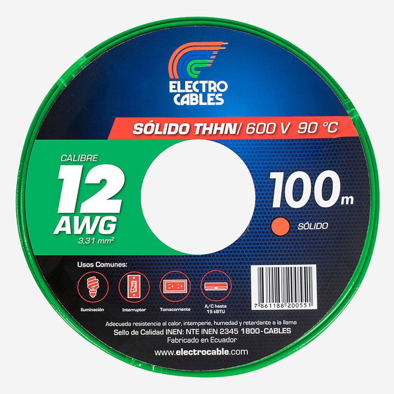 Cable-Soli-12-Thhn-Verde-C-M-Electroca